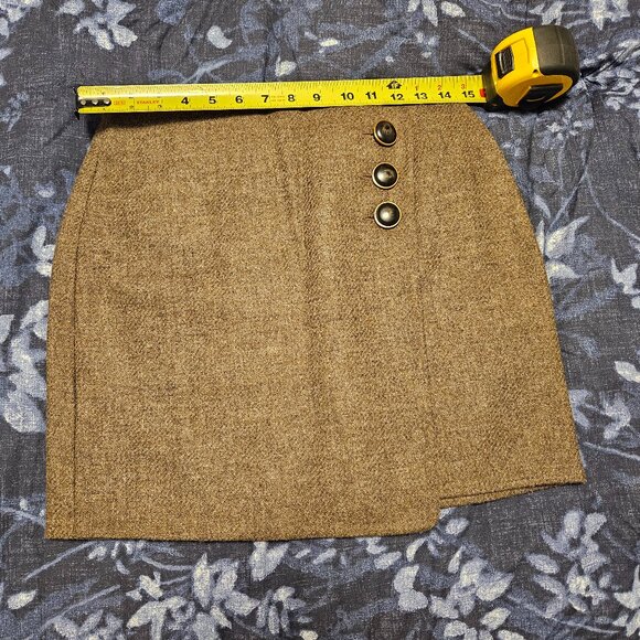 Sezane Asymmetrical Skirt in Tan - Picture 5 of 9